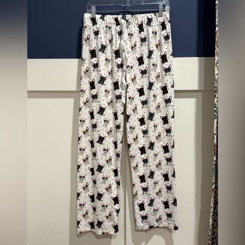 Doggie Drawings by Lili Chen Women's Pajama Pants Size S NWOT SOFT!!